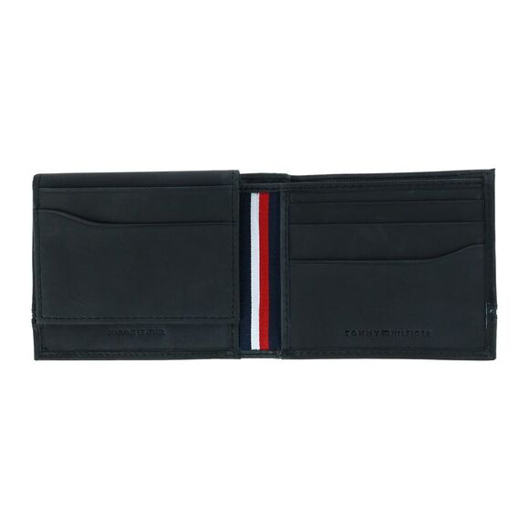 Tommy Hilfiger Men's Leather Leif RFID Bifold Wallet with Flip ID - Picture 3 of 4
